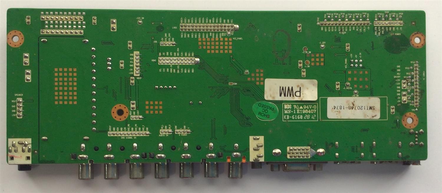 MAIN PARA TV INSIGNIA / NUMERO DE PARTE SMT120748 / CV318L-H / SMT1207481874 / MODELO NS-24L120A13 - Imagen 3